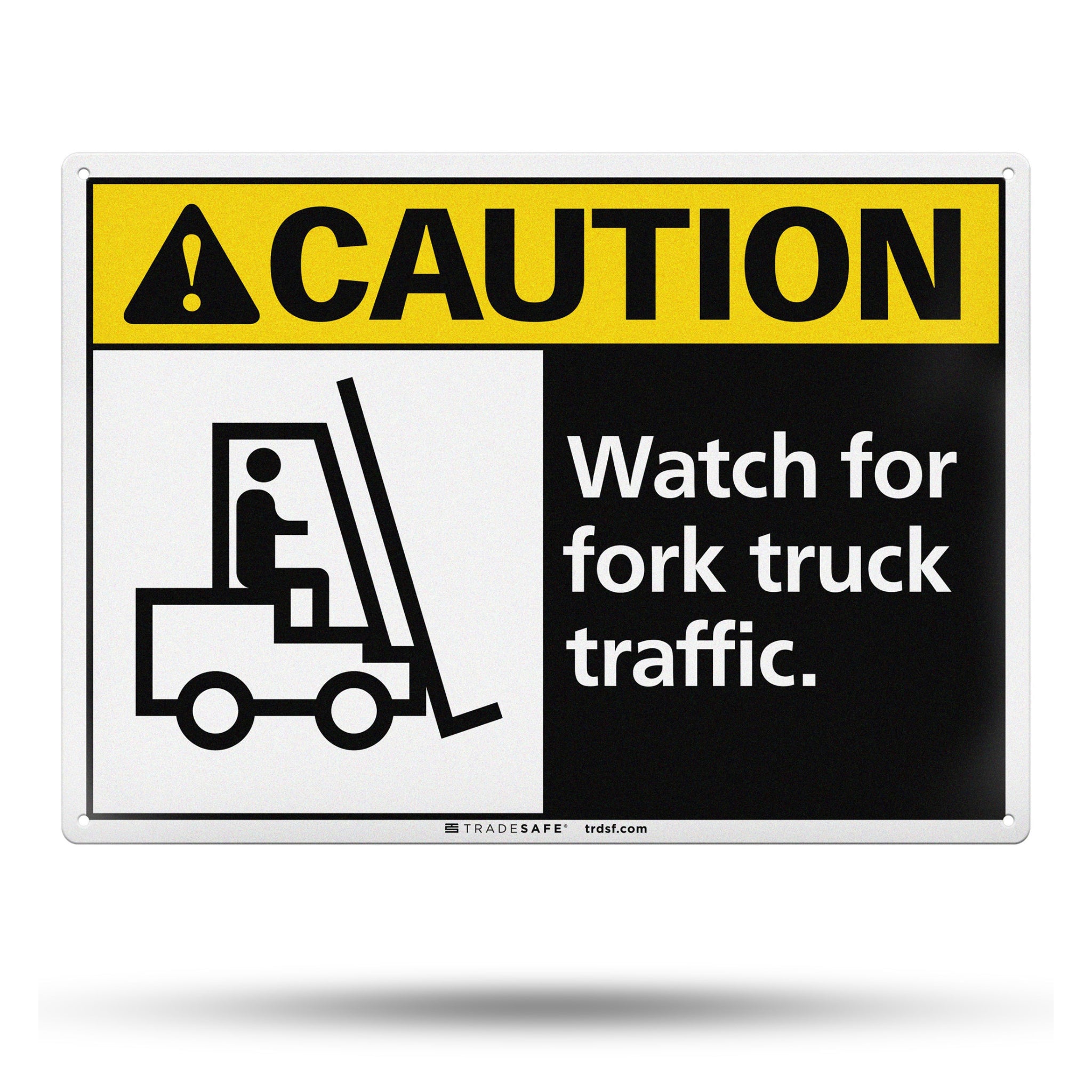 Forklift Traffic Sign - Aluminum Caution Sign | TRADESAFE