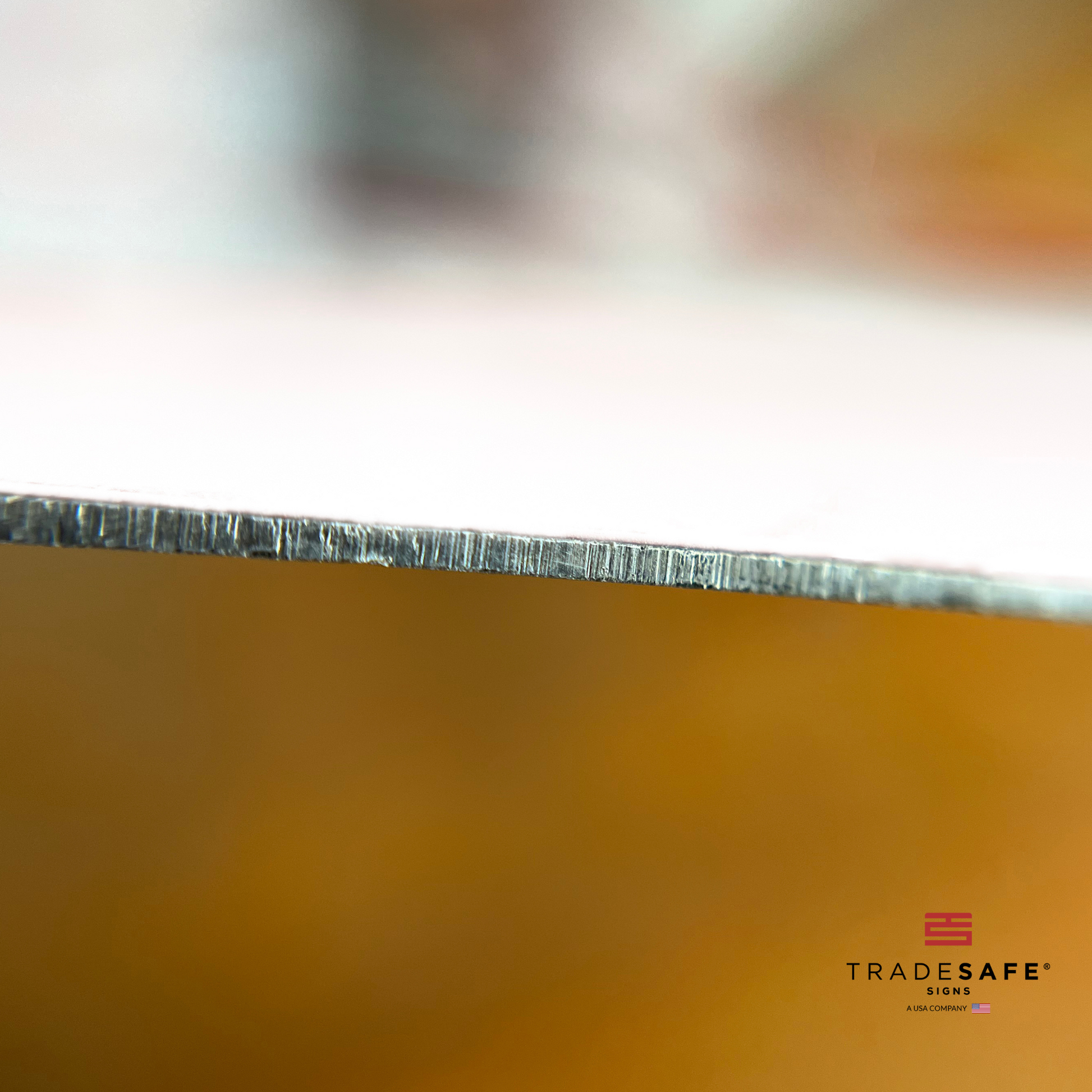 thickness of tradesafe's aluminum sign