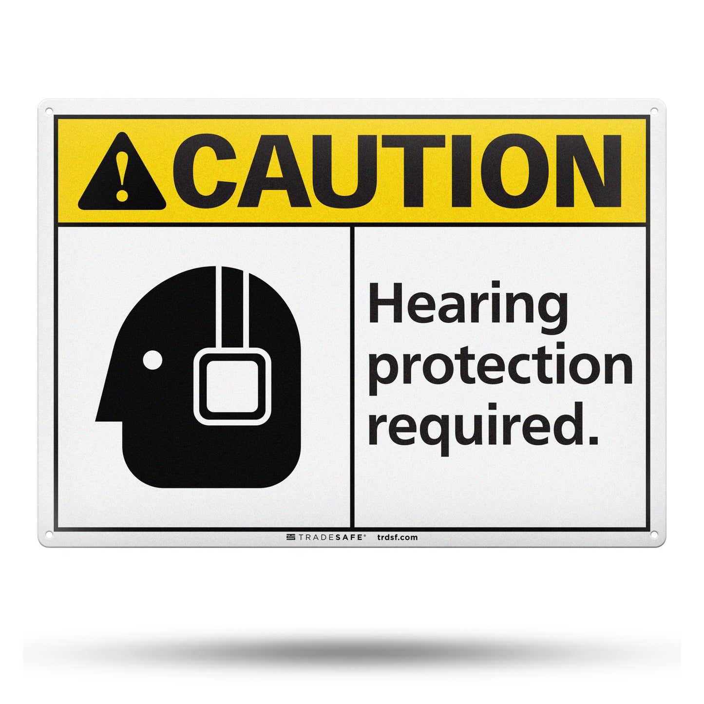 hearing protection required sign