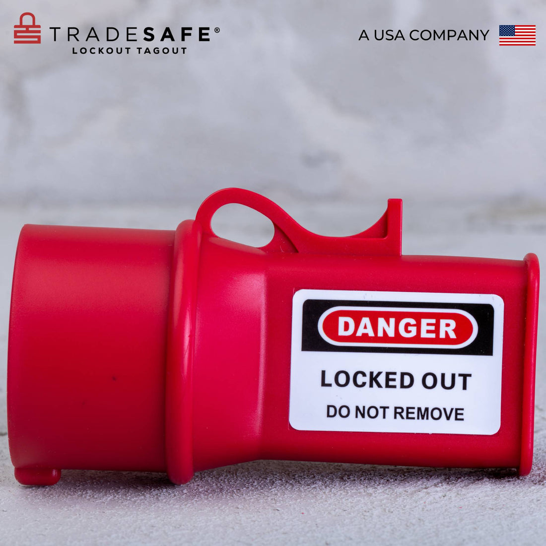 Socket Lock Off Pin and Sleeve Socket Lockout Device - 2” | TRADESAFE