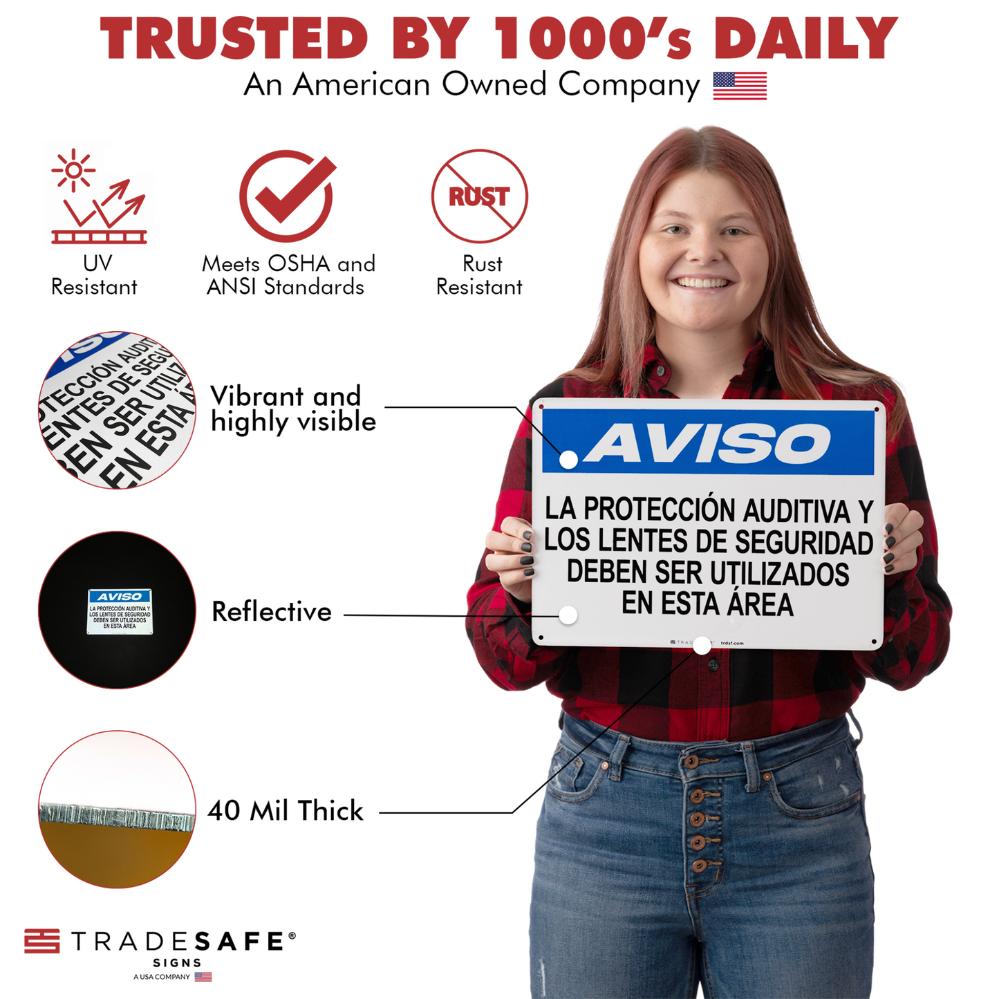 product attributes of aviso sign