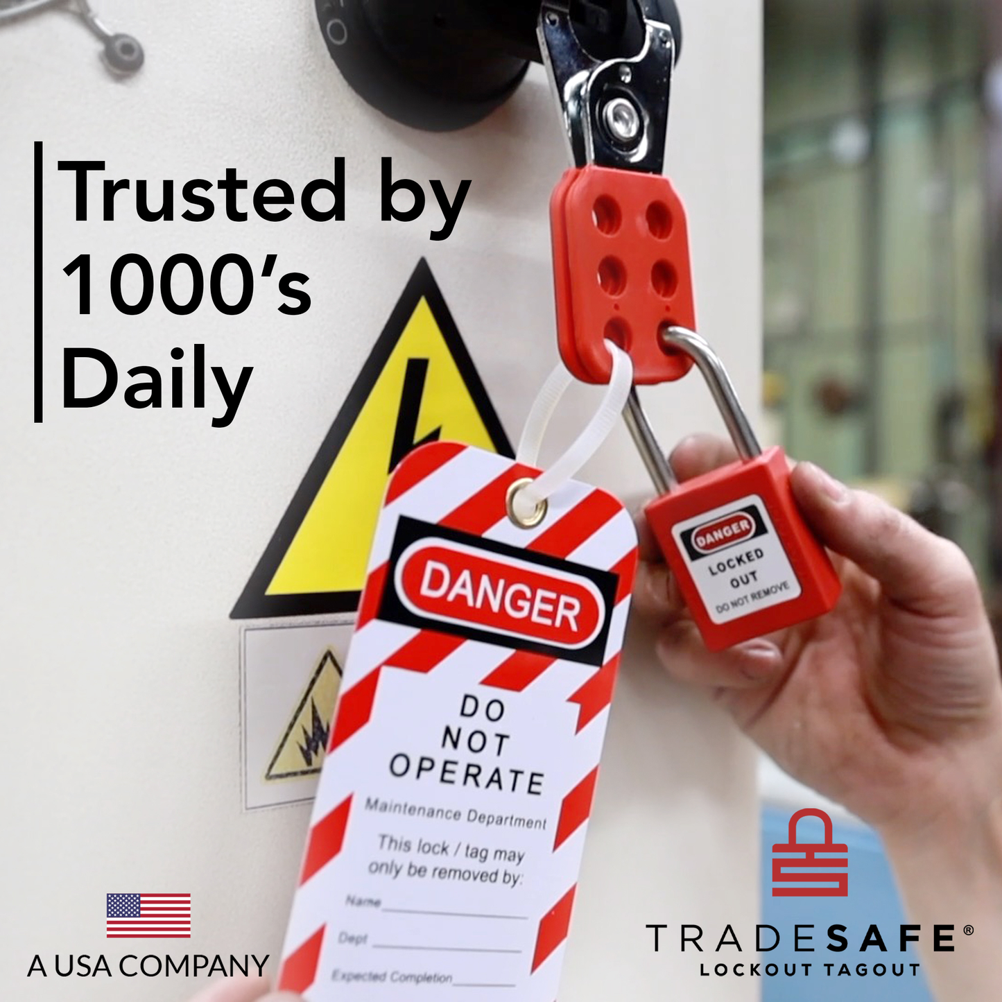 lockout tagout tradesafe trusted by 1000s daily