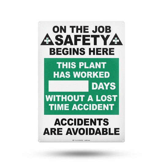 lost time accident sign