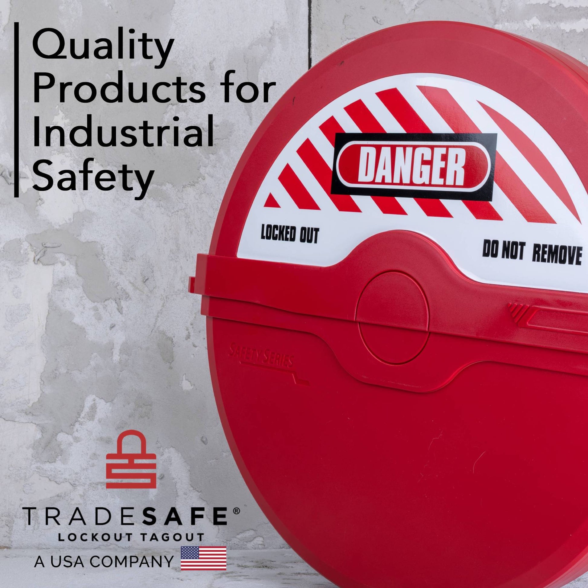 tradesafe lockout tagout gate valve brand image