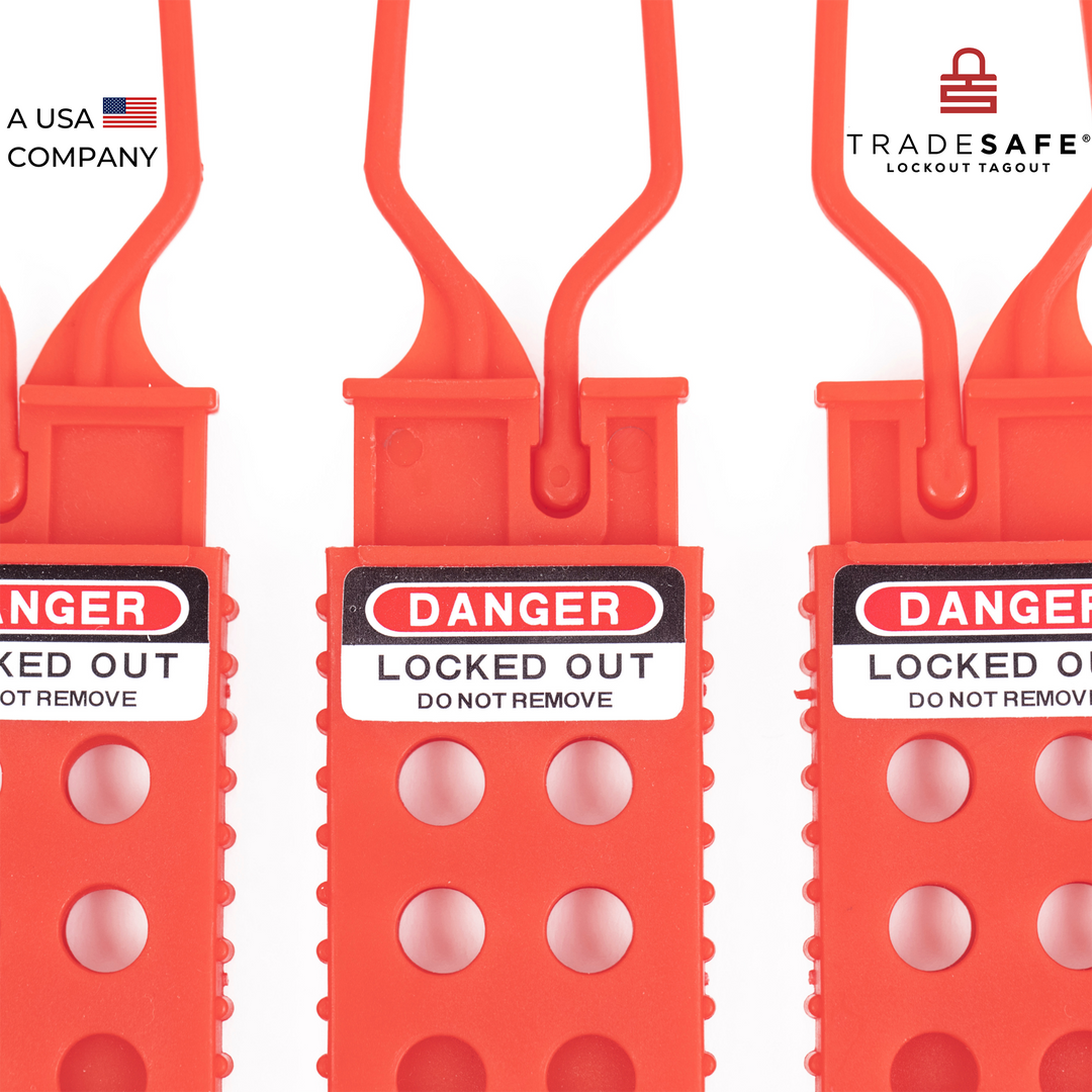 Safety Lockout Hasp - 3 Pack | TRADESAFE