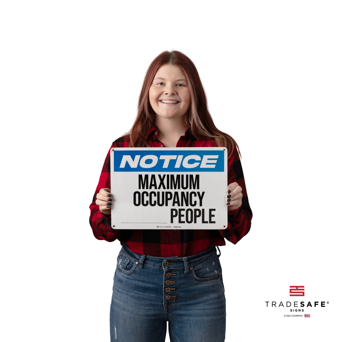 Multiple Function Occupancy Sign Example Maximum Occupancy Sign - Aluminum COVID-19 Signs | TRADESAFE