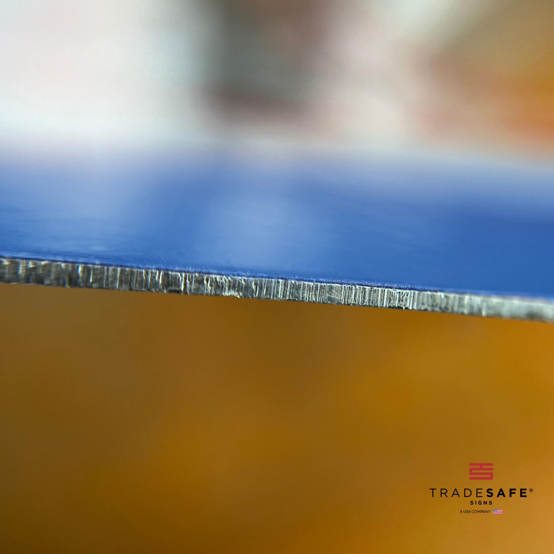 thickness of tradesafe's aluminum sign