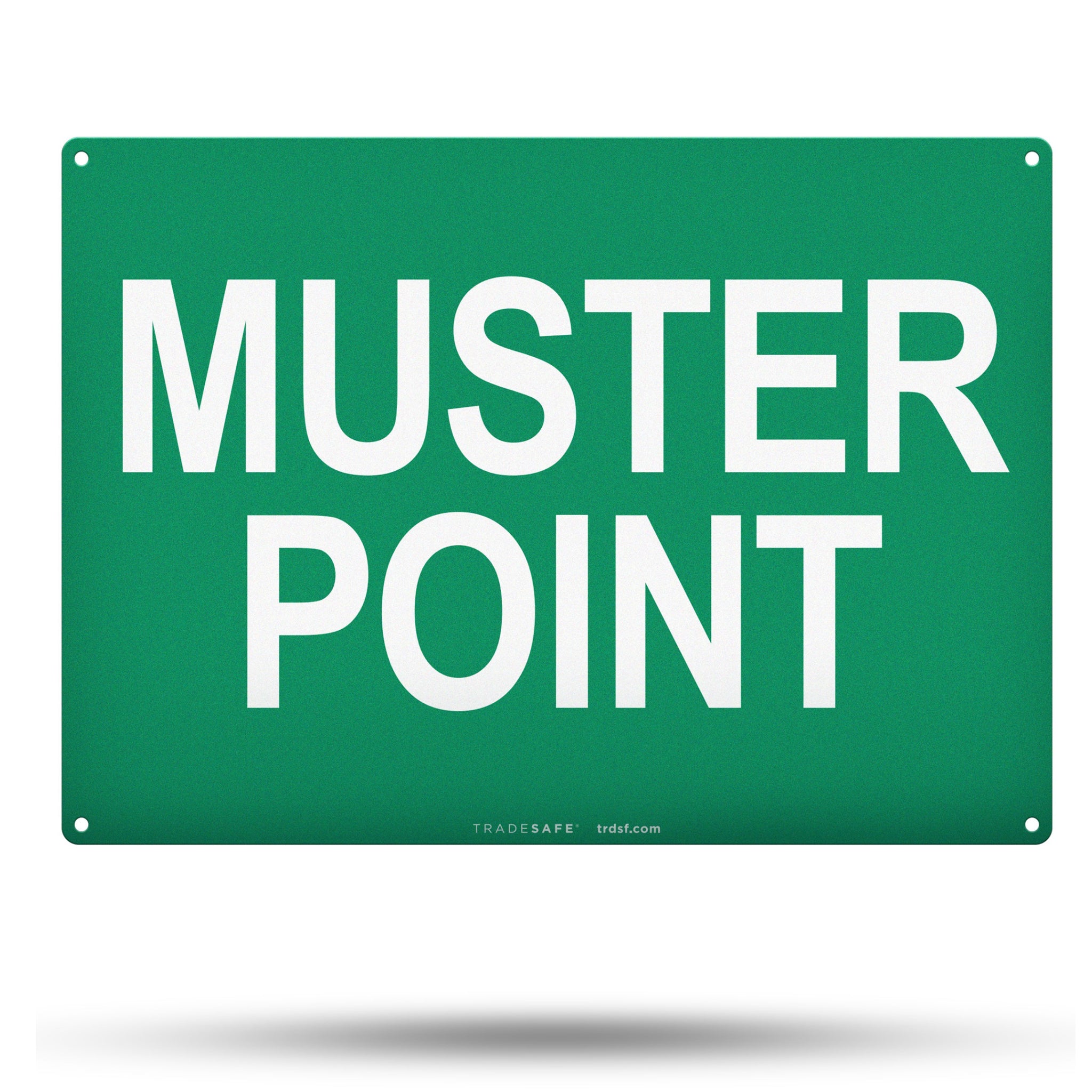 Muster Point Aluminum Sign