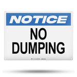 no dumping sign