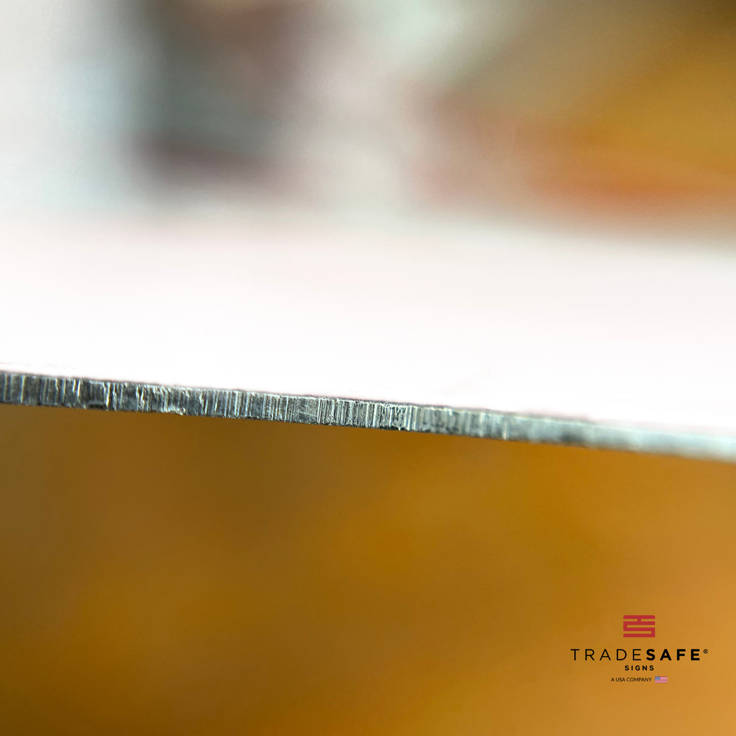 thickness of tradesafe's aluminum sign