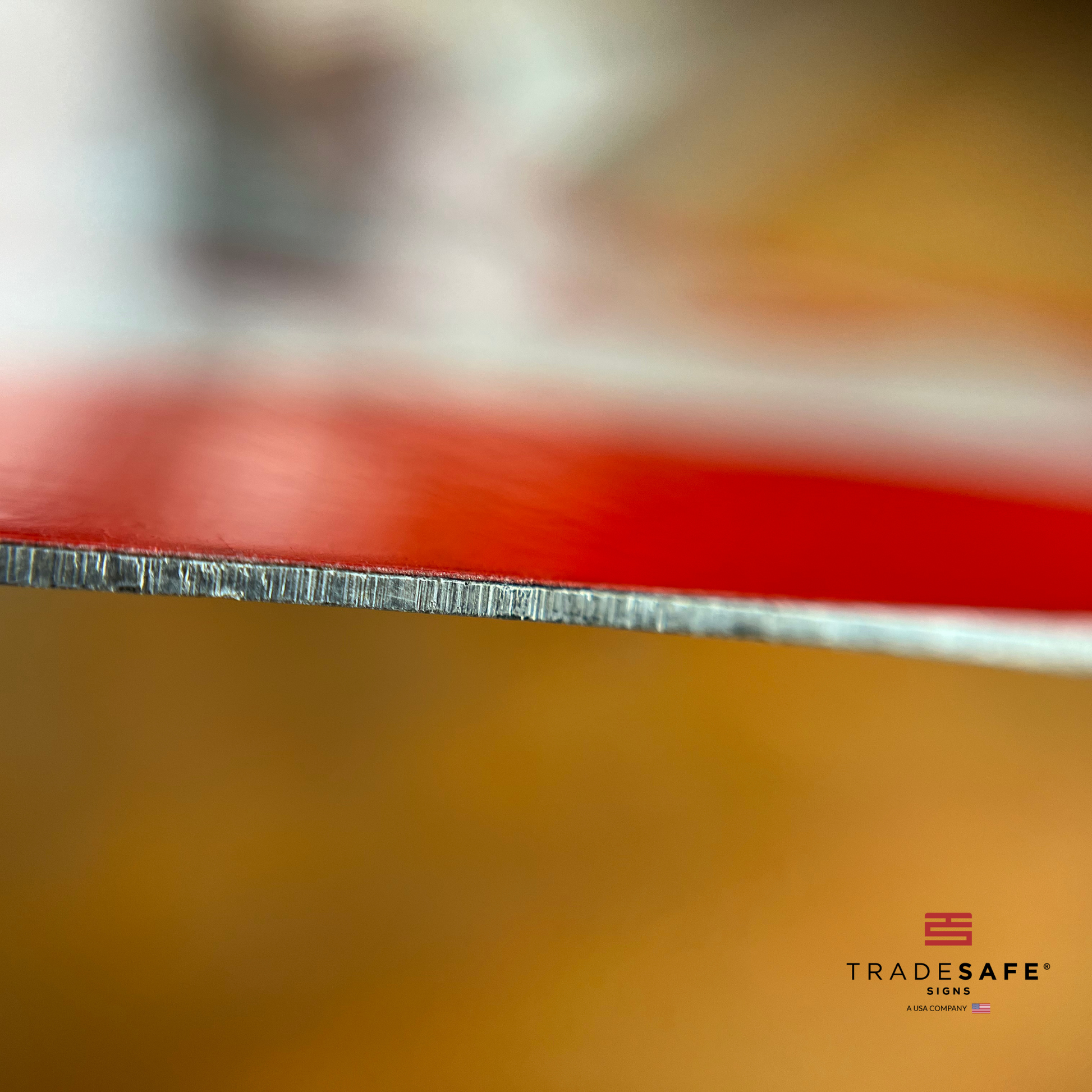 thickness of tradesafe's aluminum sign