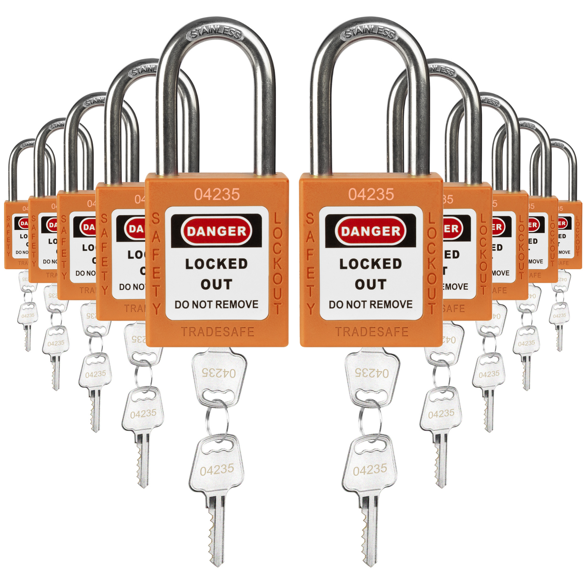 Padlocks keyed alike 10 pack deals