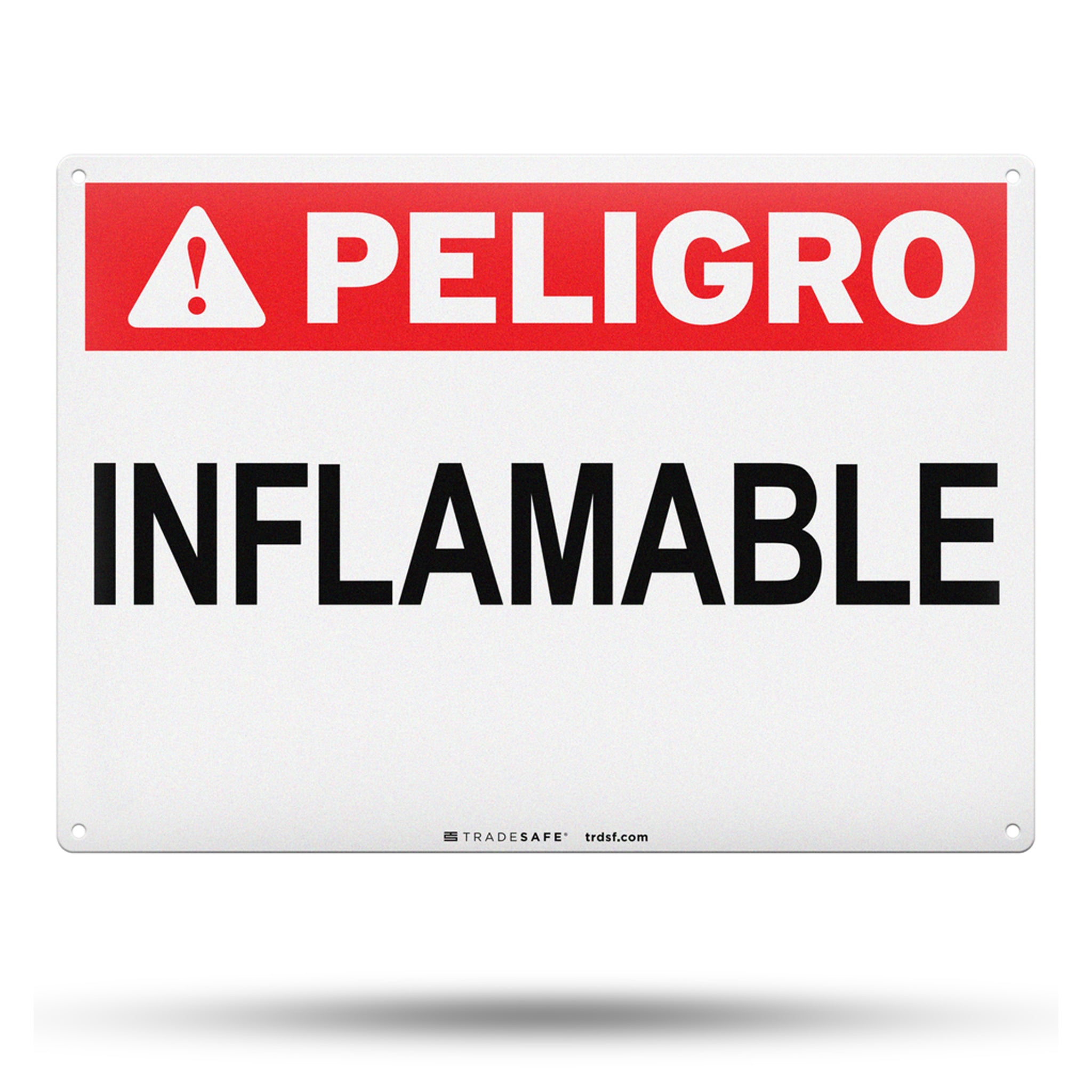 Peligro, Inflamable (Danger Flammable) Aluminum Sign