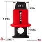 pin out standard miniature circuit breaker lockout with dimensions