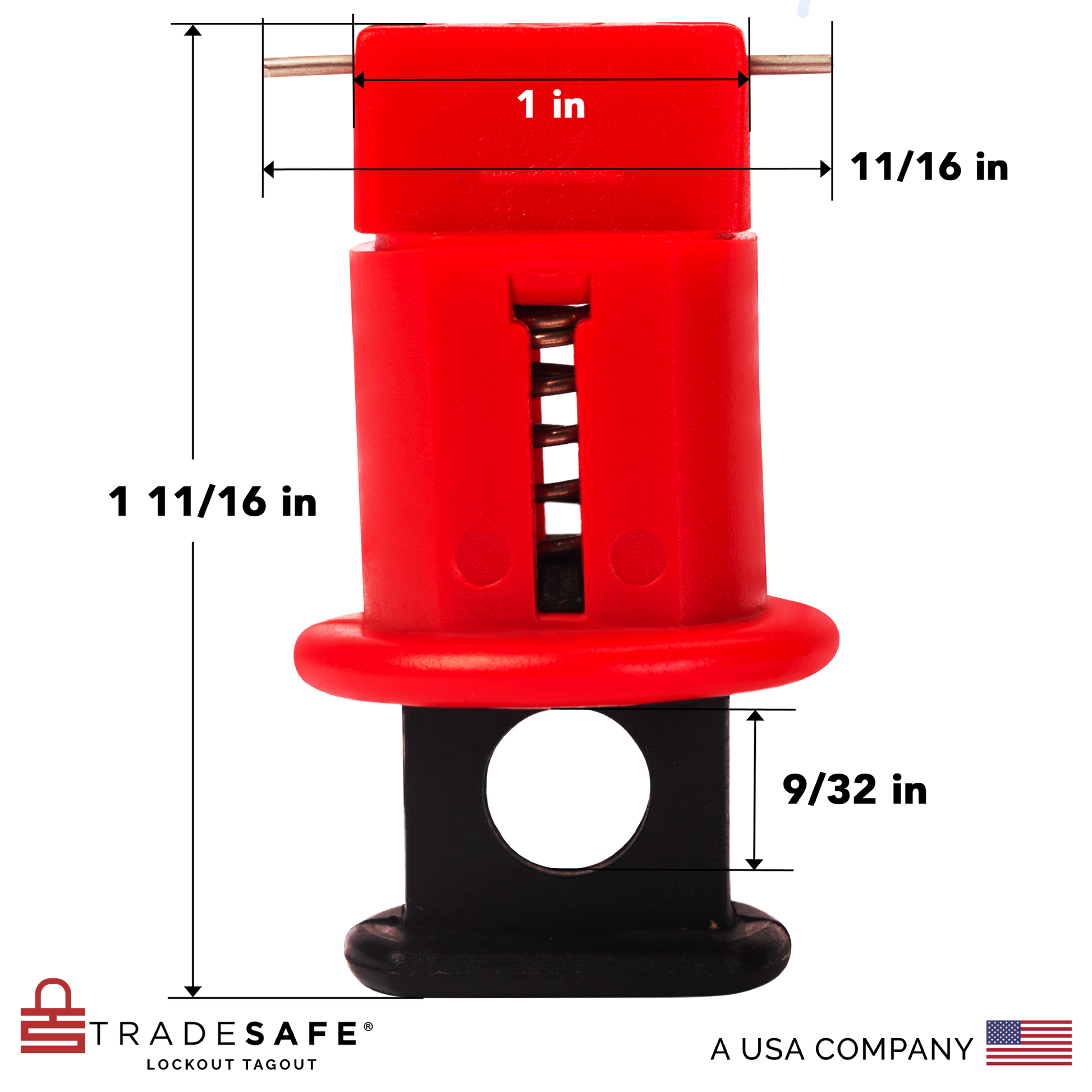 pin out wide standard miniature circuit breaker lockout with dimensions