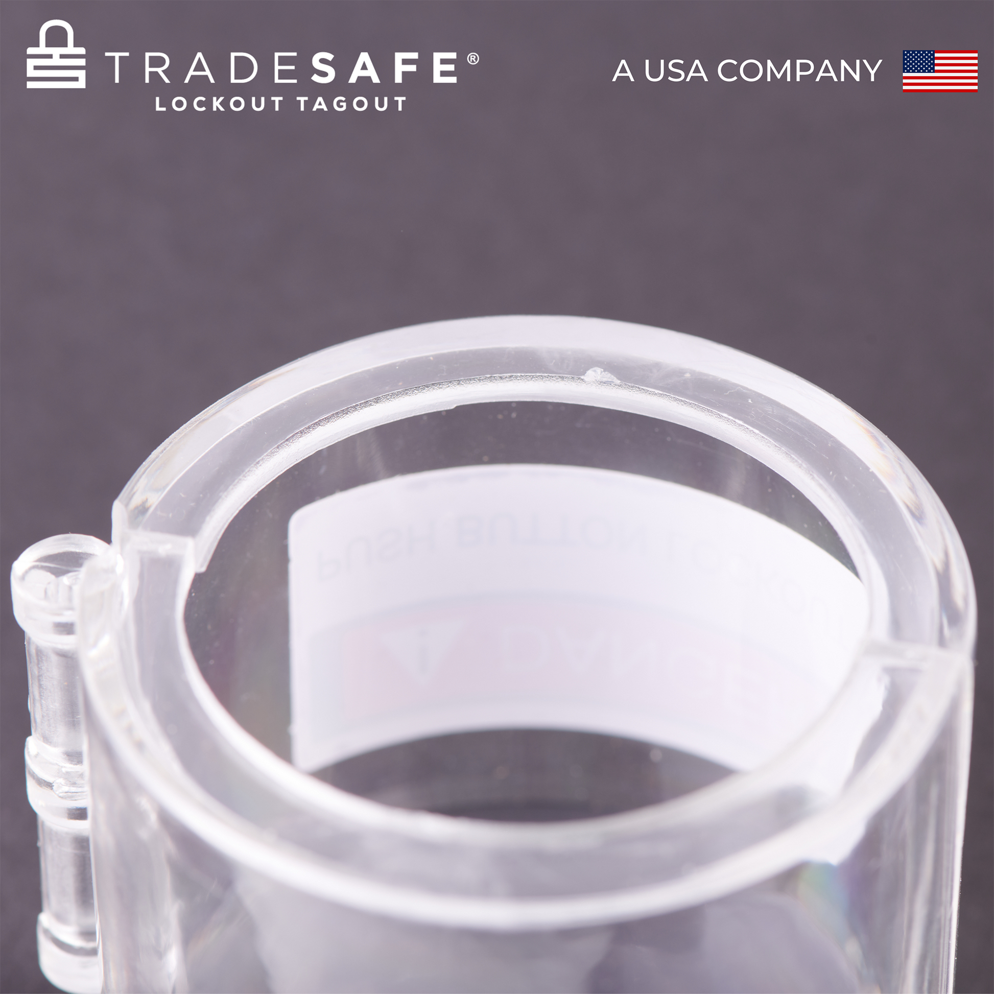Round Push Button Cover Lockout - 3-Piece Set | TRADESAFE