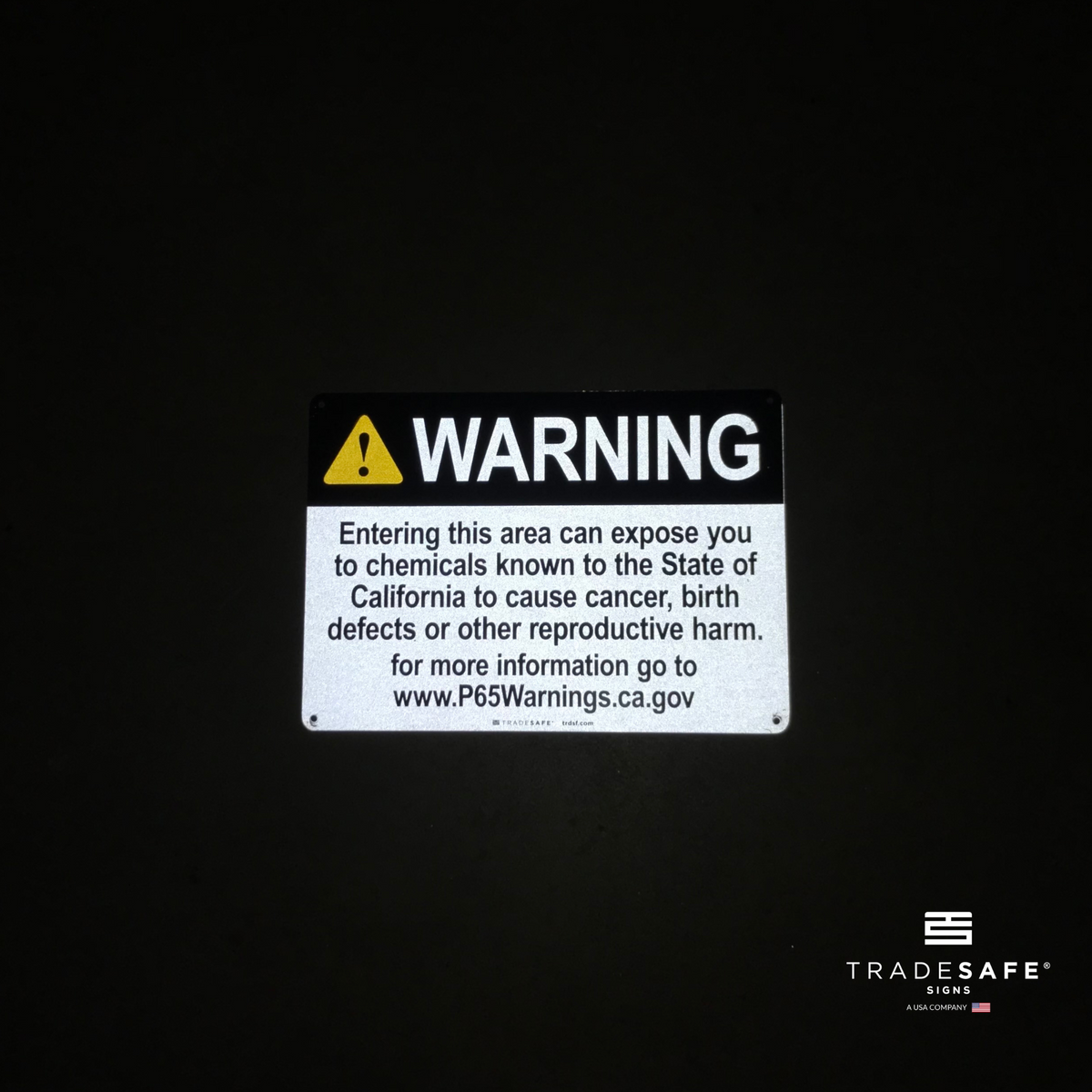 Reproductive Risk Sign Printable Prop-65 Sign Cancer and Reproductive Harm - Aluminum Warning Sign ...