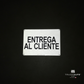 reflective attribute of facility sign on black background
