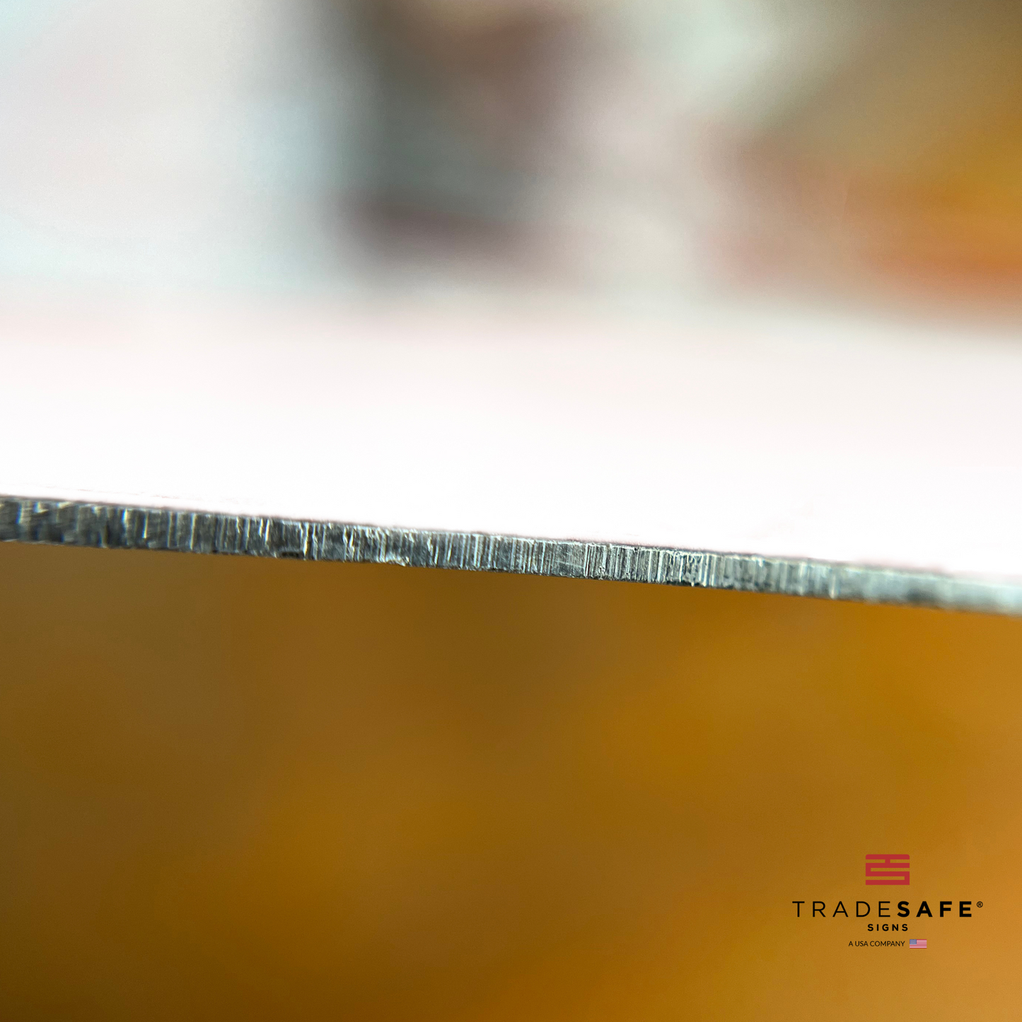 thickness of tradesafe's aluminum sign