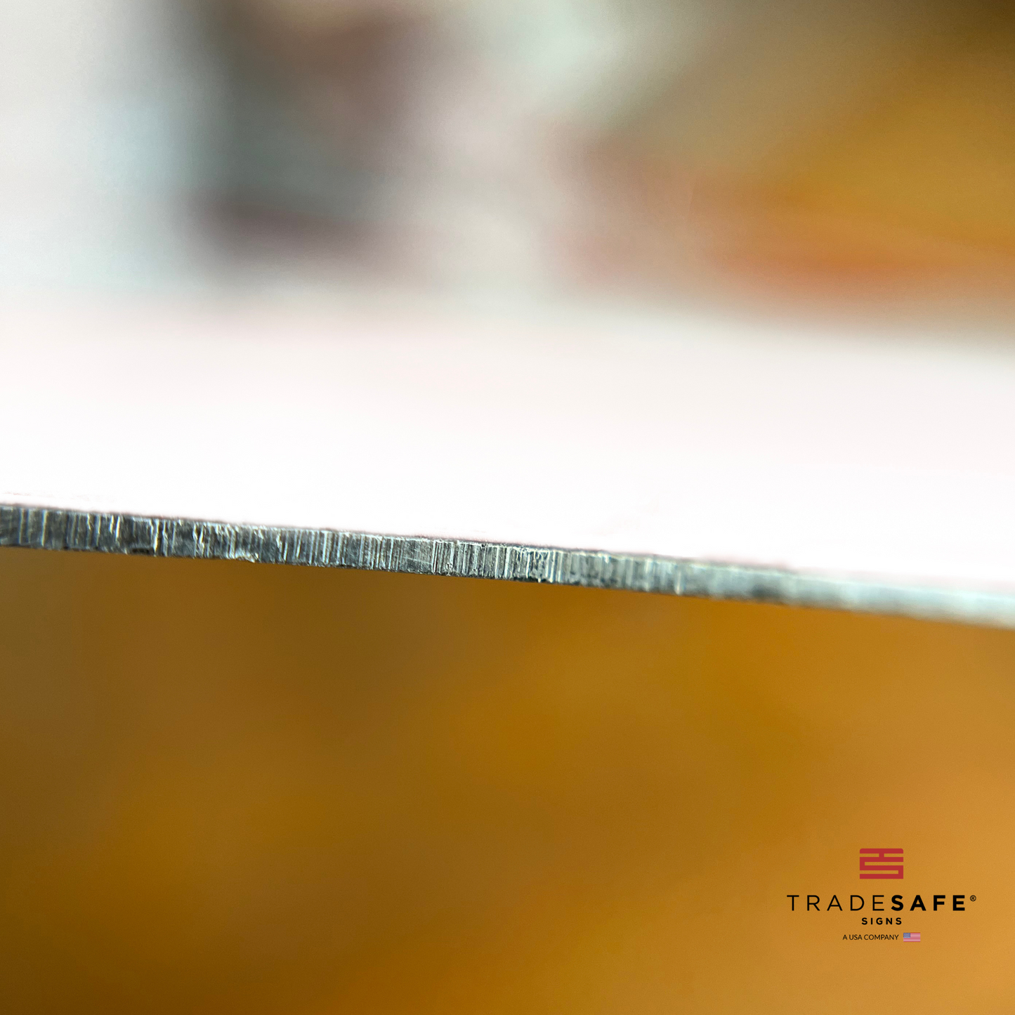 thickness of tradesafe's sign