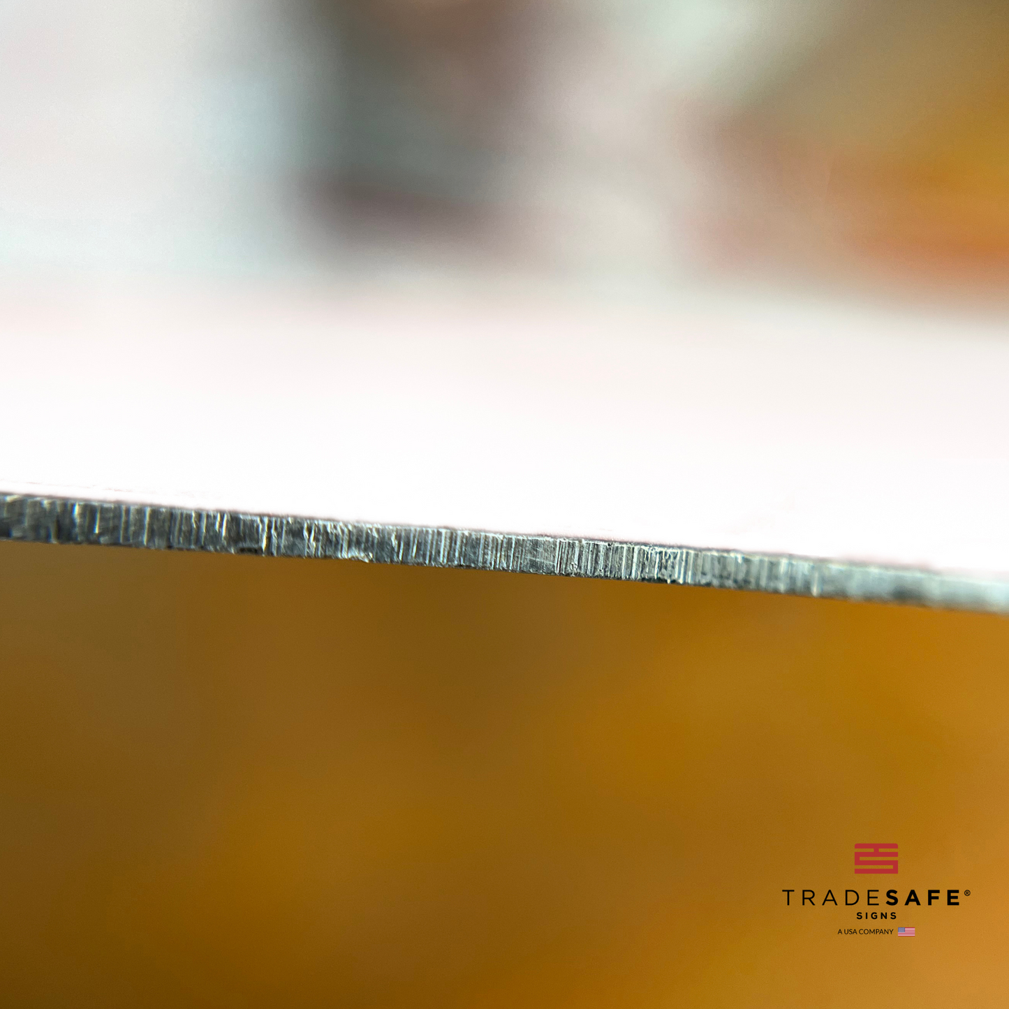 thickness of tradesafe's aluminum sign