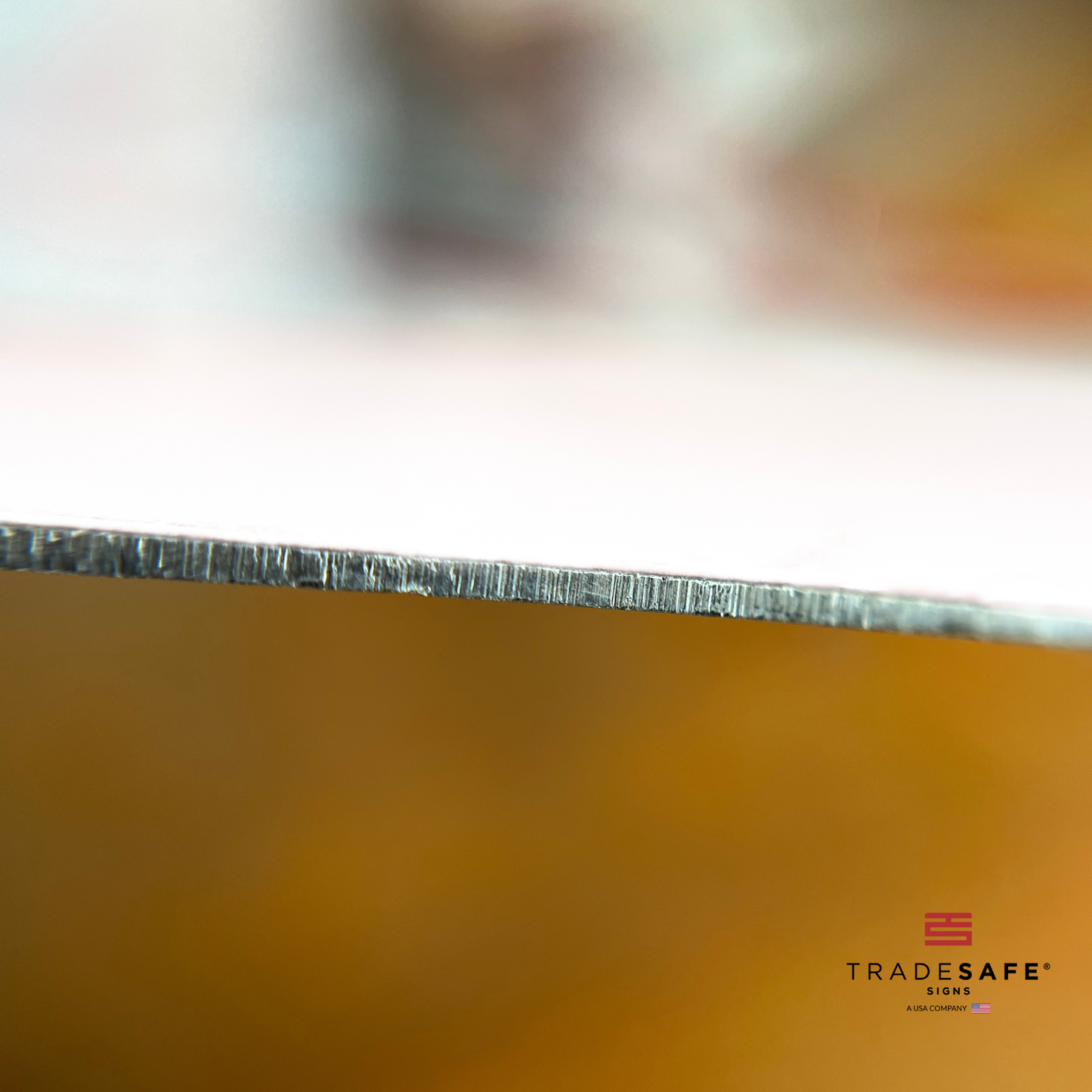 thickness of tradesafe's aluminum sign