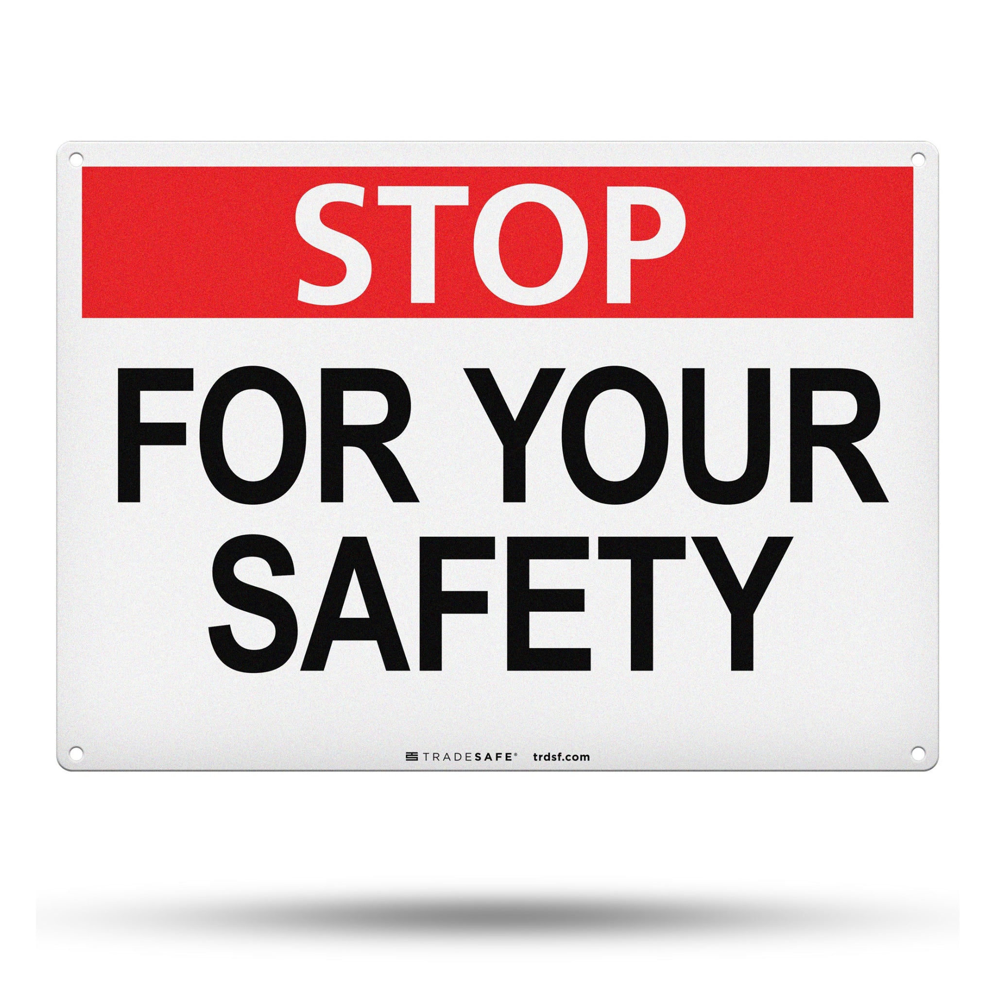 Safety Stop Signs - Aluminum Safety Sign | TRADESAFE
