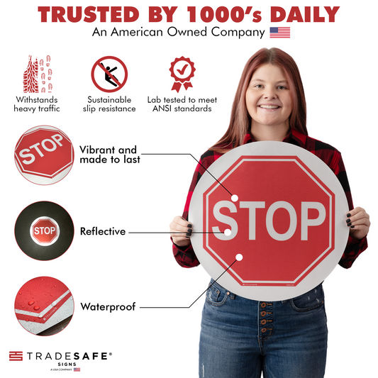 product attributes of stop sign