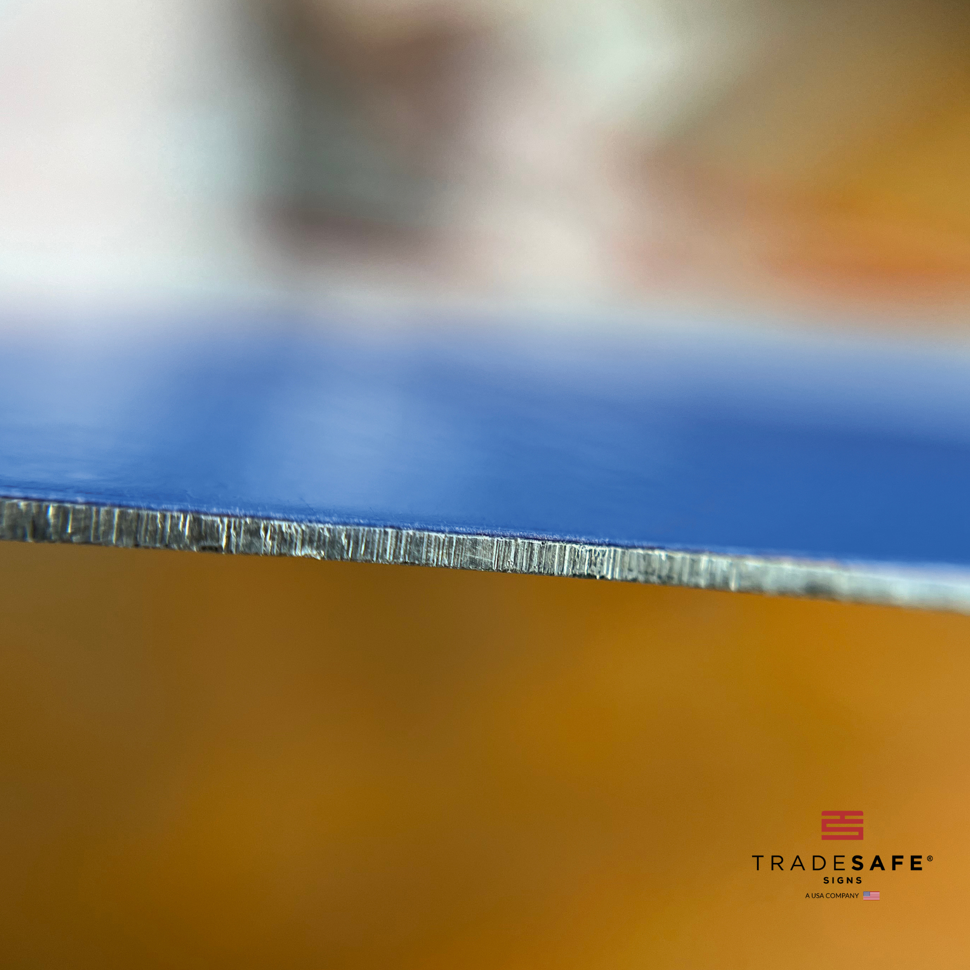 thickness of tradesafe's aluminum sign