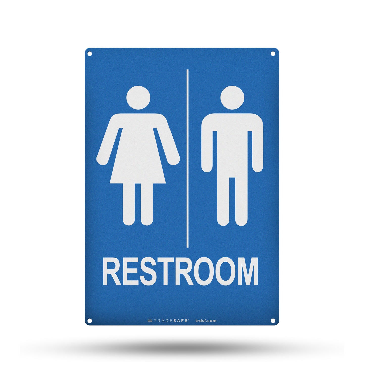 unisex restroom sign