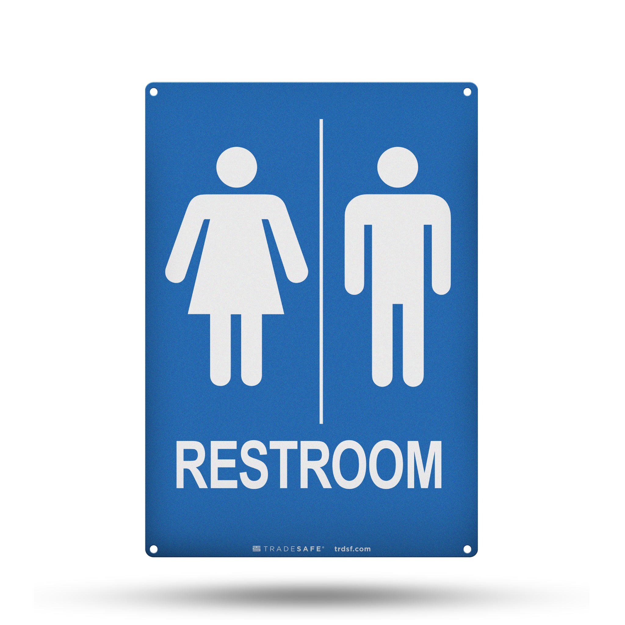 Unisex Restroom Aluminum Sign
