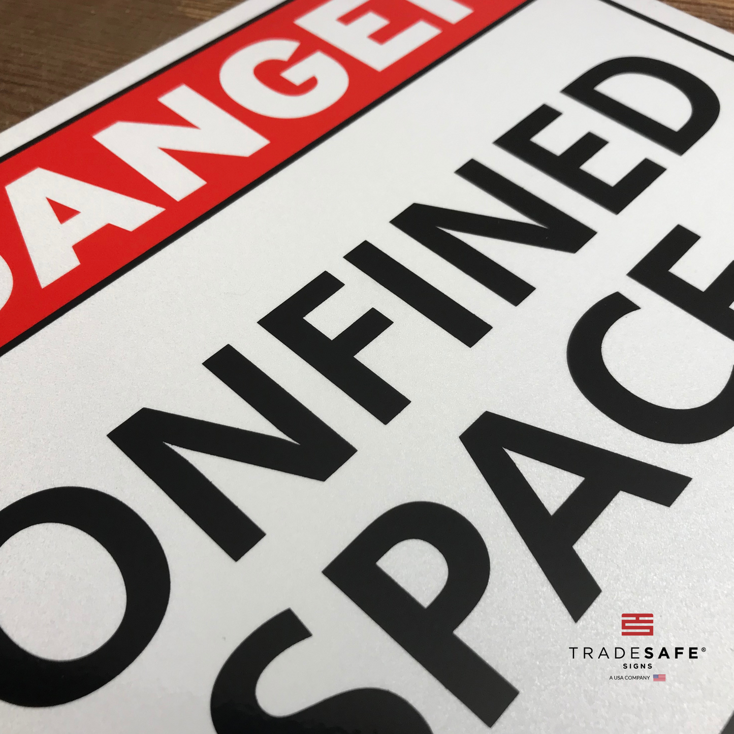 Confined Space Sign - Aluminum Danger Sign | TRADESAFE