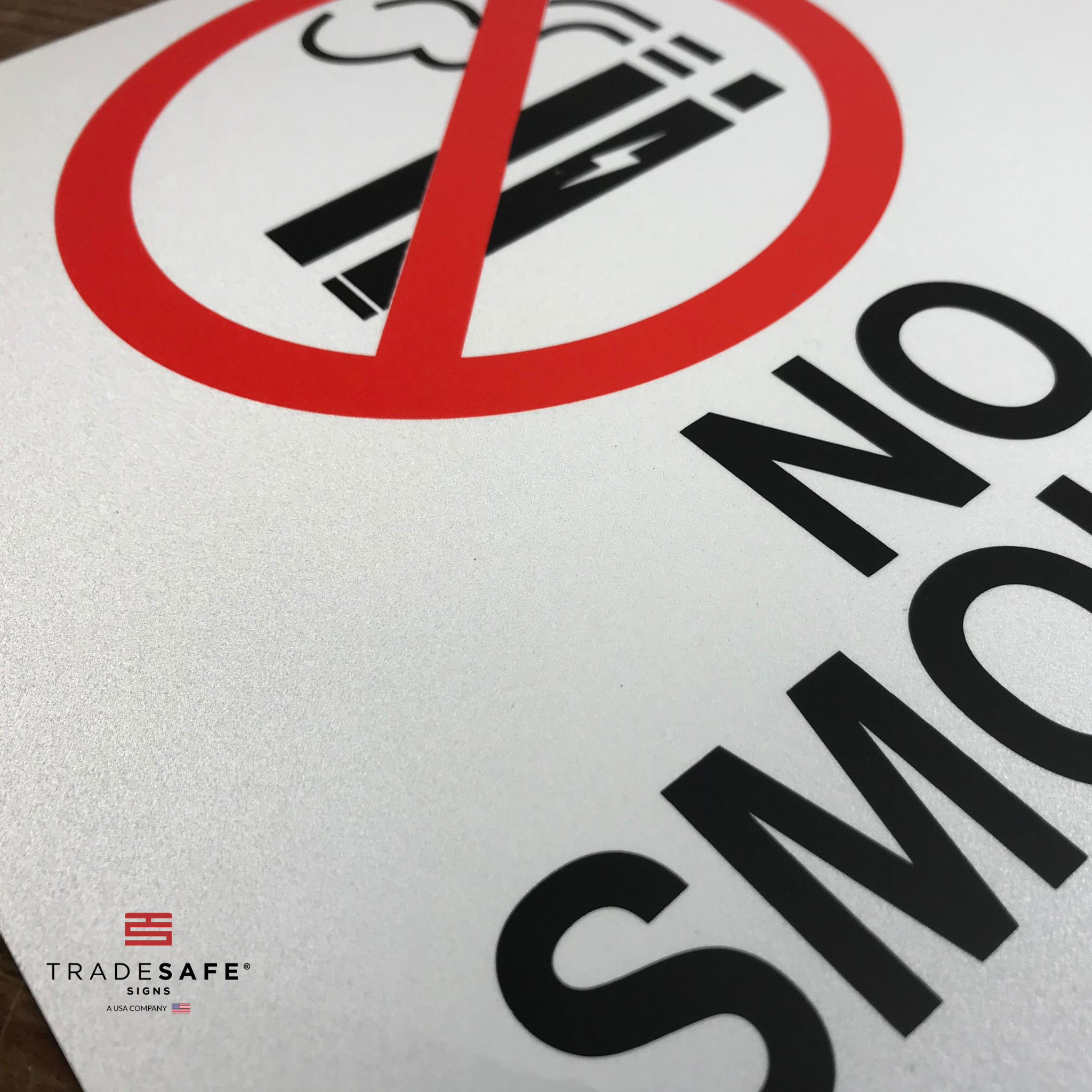 No Smoking No Vaping Signs - Aluminum Smoking Signs | TRADESAFE No Smoking No Vaping Signs - Aluminum Smoking Signs | TRADESAFE