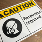 vibrant and highly visible PPE sign
