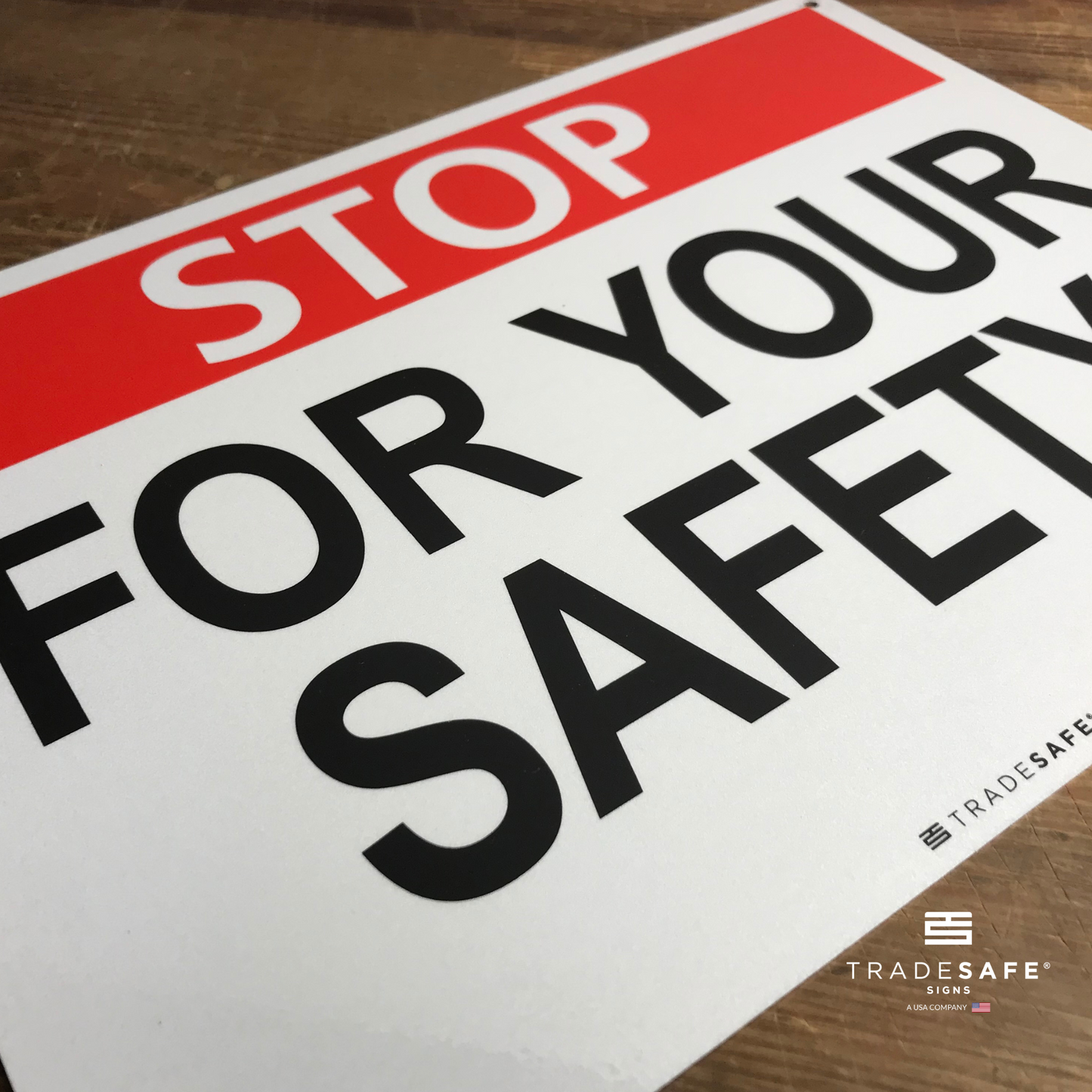 Safety Stop Signs - Aluminum Safety Sign | TRADESAFE