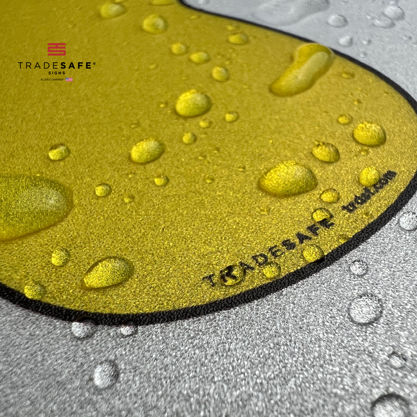 waterproof attribute of footprint floor sticker