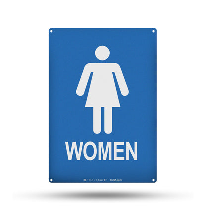 women's restroom sign