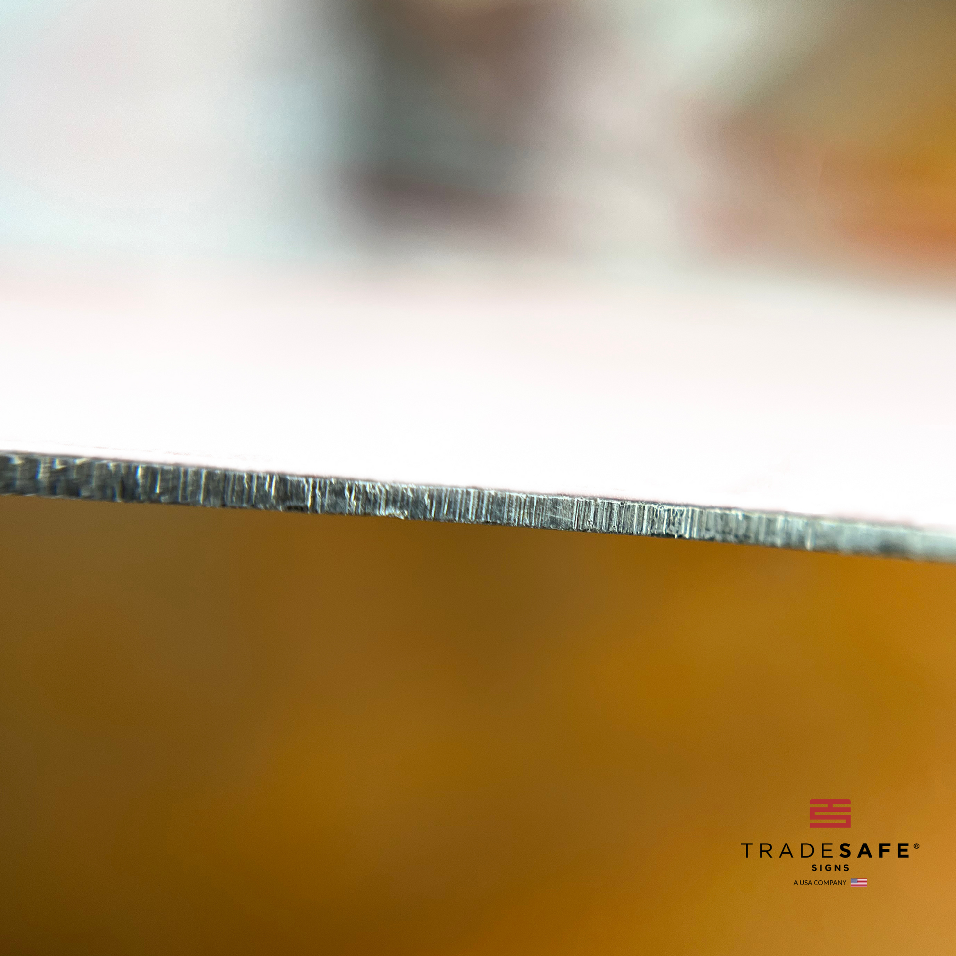 thickness of tradesafe's aluminum sign